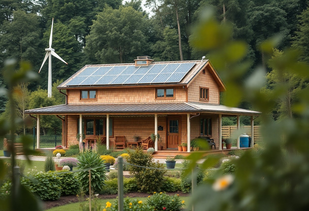 Casa autosufficiente sistemi per produrre energia e acqua