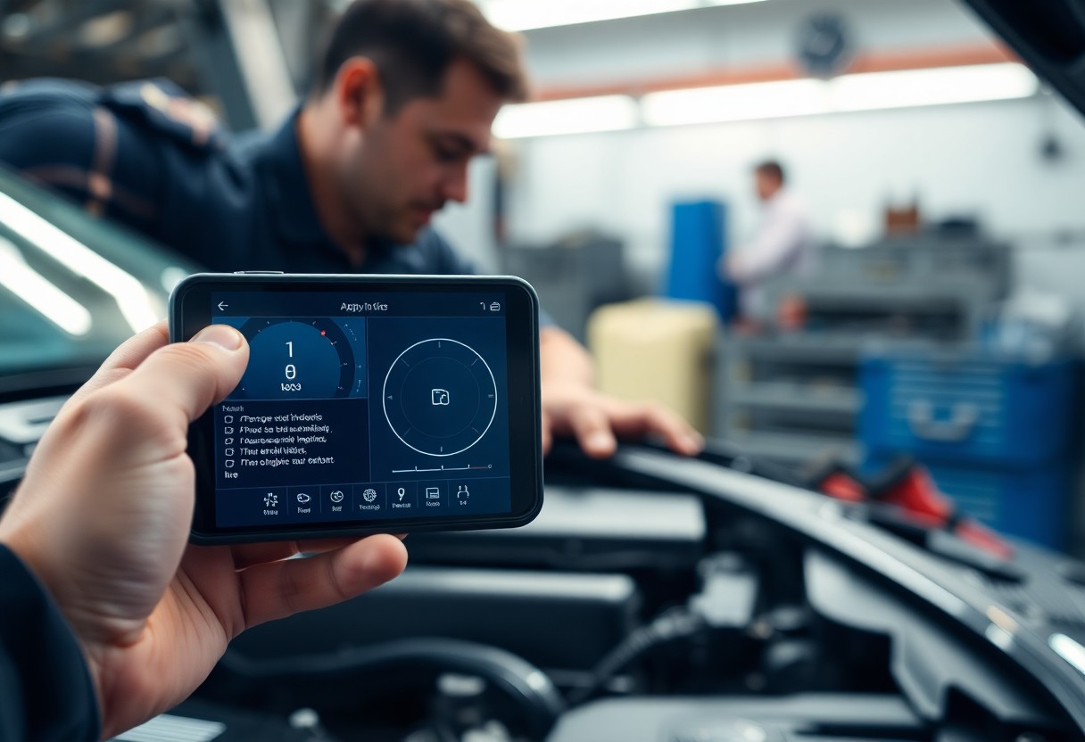 Diagnostica auto con smartphone app che leggono errori